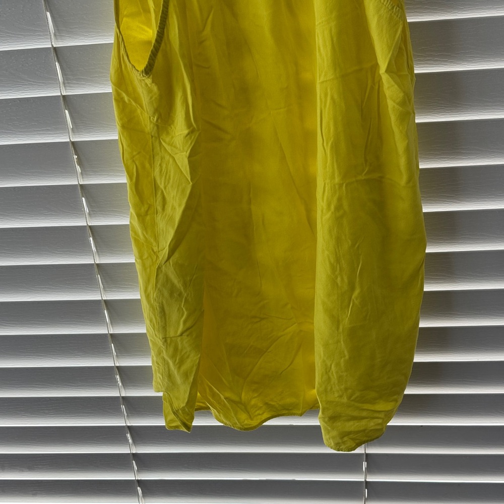 Banana Republic Vibrant Yellow V-Neck Dress - Picture 5 of 5